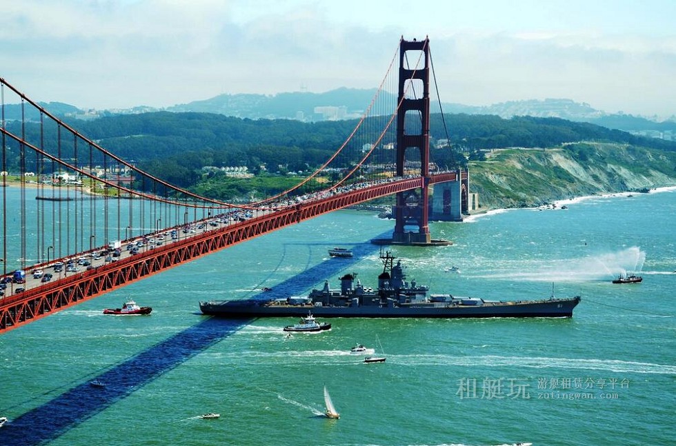 超艇算什么？60萬租下270米美國超級戰(zhàn)列艦“衣阿華”號